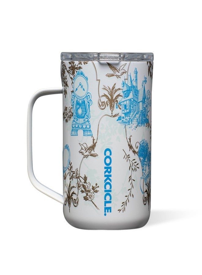 Corkcicle Classic Coffee Mug - Triple Insulated Stainless Steel for Travel - Shatter-Proof Lid - Keeps Drink Hot Over 3 Hours - Holiday Mug Gift - Great for Gifting Warmth - 16 oz - Princess Belle - Image 1